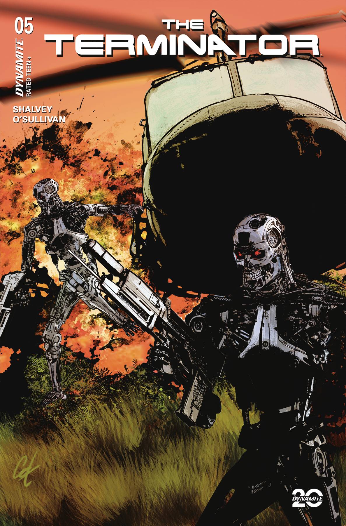 Dynamite Comic Books > Incentives TERMINATOR #5 CVR H 1:10 INCV STAGGS FOIL 72513034939205081 DEC240319