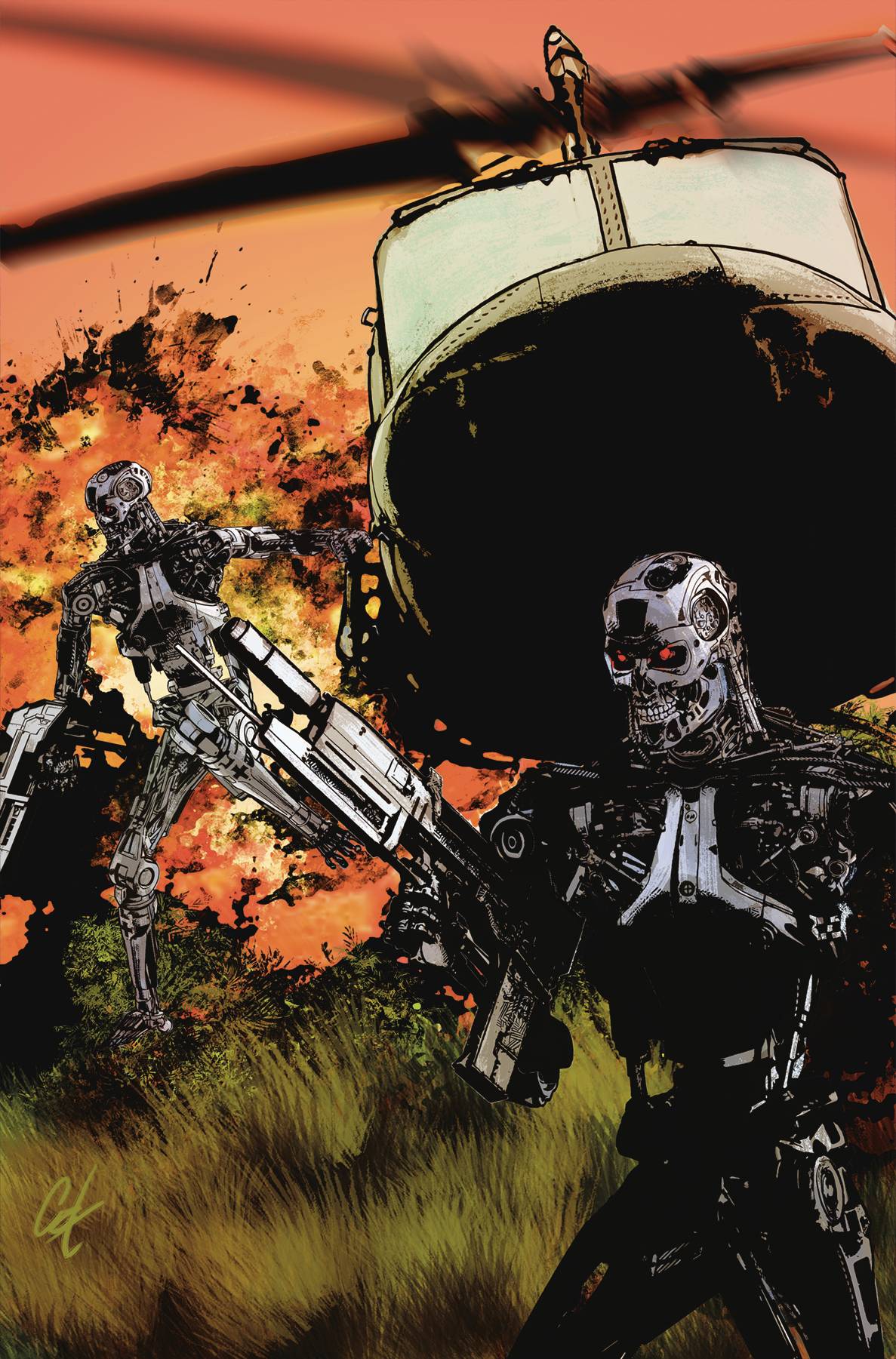 Dynamite Comic Books > Incentives TERMINATOR #5 CVR M 1:20 INCV STAGGS VIRGIN 72513034939205131 DEC240324