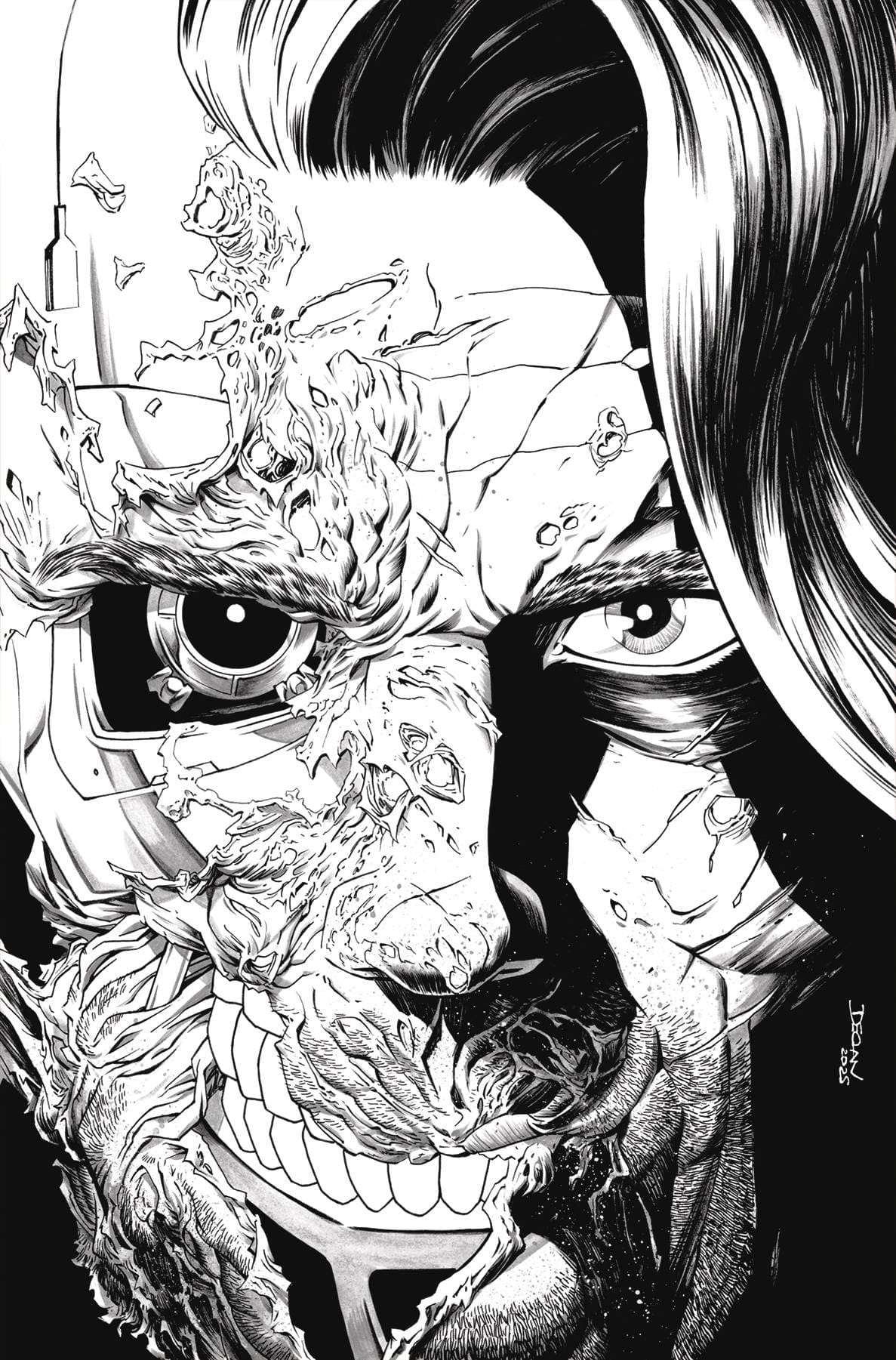 Dynamite Comic Books > Incentives TERMINATOR #9 CVR H 1:15 INCV SHALVEY LINE ART VIRGIN 72513034939209081 APR250169