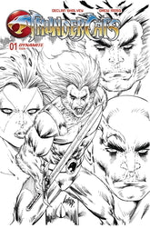 Dynamite Comic Books > Incentives THUNDERCATS #1 CVR ZG 1:10 FOC INCV LIEFELD B&W 72513034116701331 DEC237143