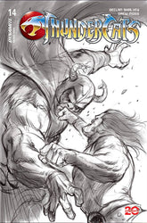 Dynamite Comic Books > Incentives THUNDERCATS #14 CVR O 1:10 INCV PARRILLO B&W 72513034116714151 JAN250356