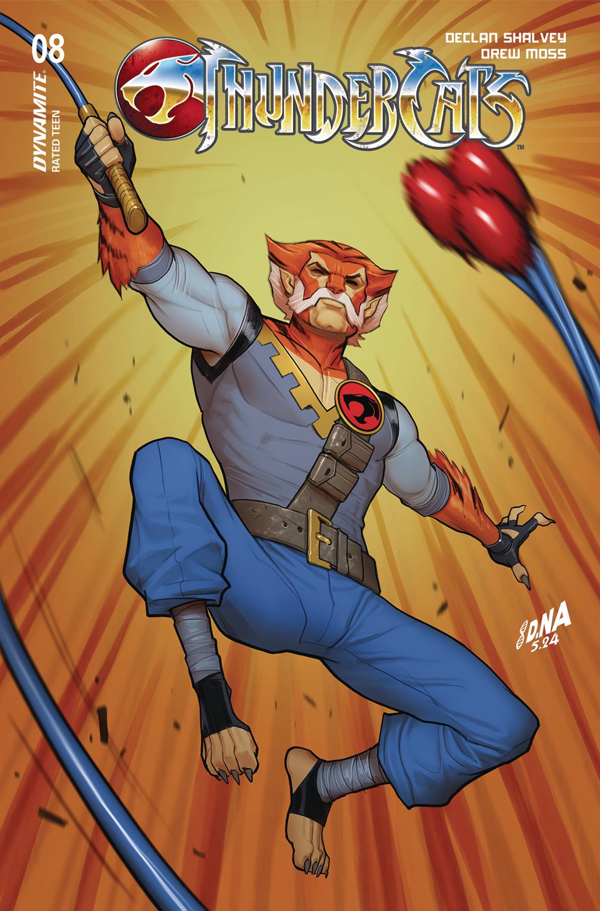 Dynamite Comic Books > Incentives THUNDERCATS #8 CVR K 1:10 INCV NAKAYAMA FOIL 72513034116708111 JUL240301