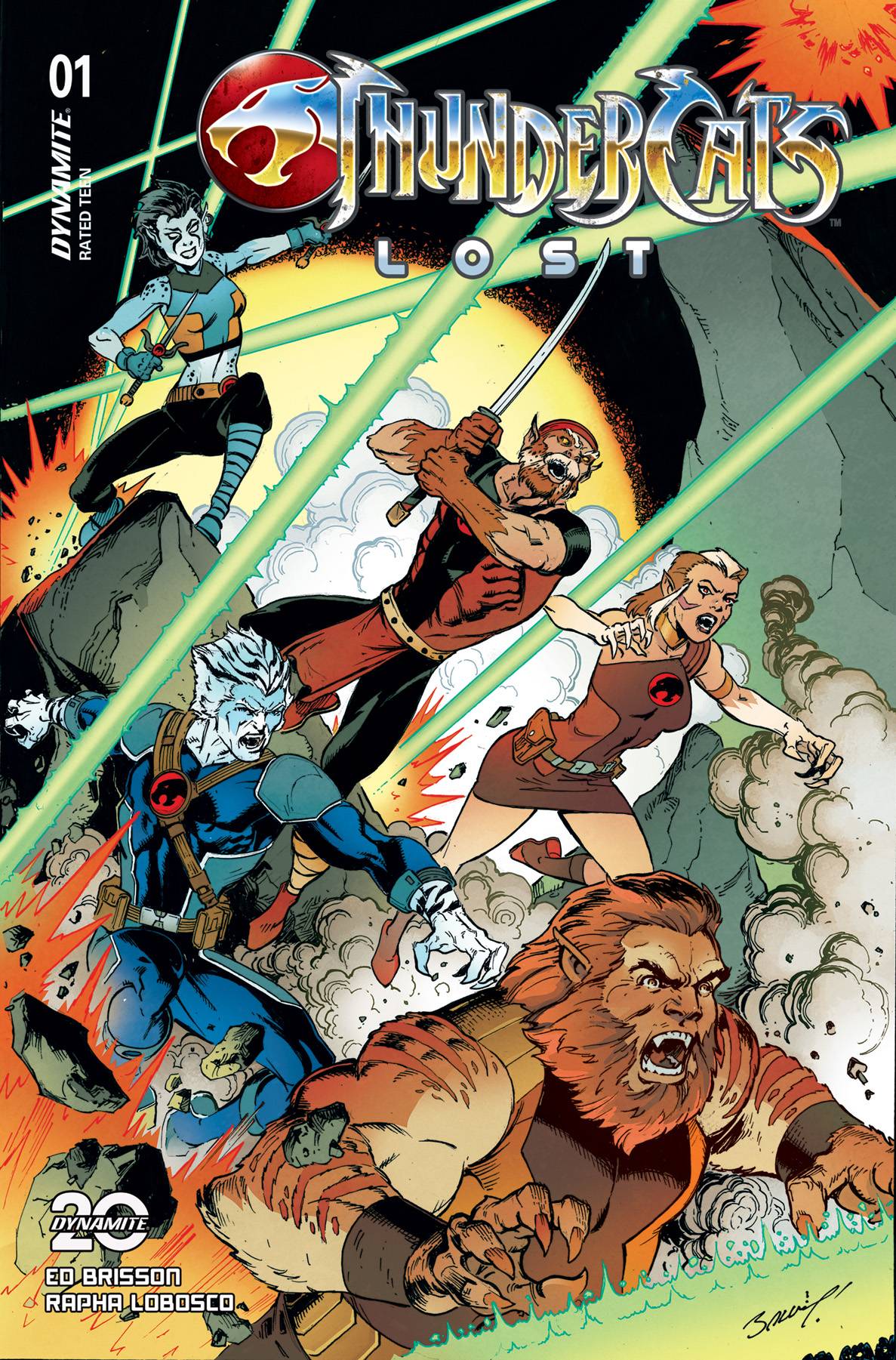 Dynamite Comic Books > Incentives THUNDERCATS LOST #1 CVR K 1:10 INCV BAGLEY FOIL 72513035357301111 JAN250099