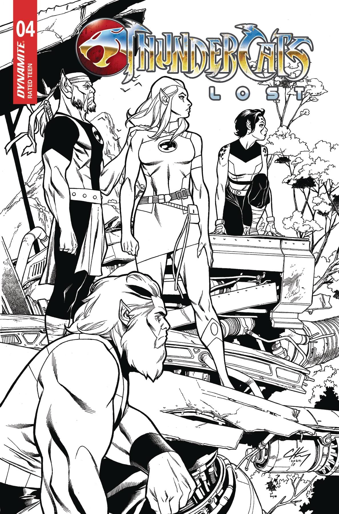 Dynamite Comic Books > Incentives THUNDERCATS LOST #4 CVR H 1:10 INCV HENRY LINE ART 72513035357304081 APR250206