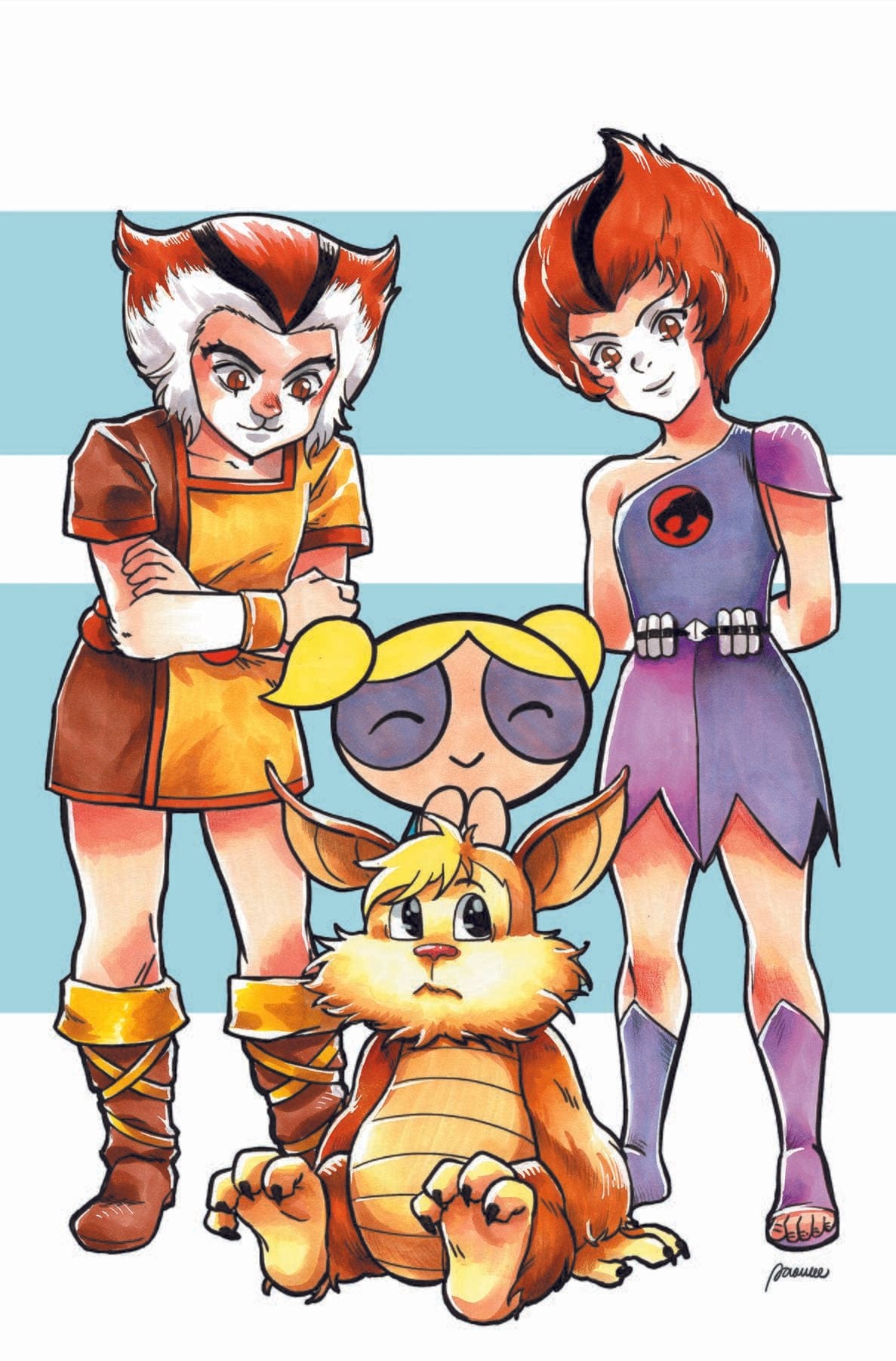 Dynamite Comic Books > Incentives THUNDERCATS POWERPUFF GIRLS #2 CVR H 1:15 INCV SAOWEE VIR 72513035569002081 MAY250062