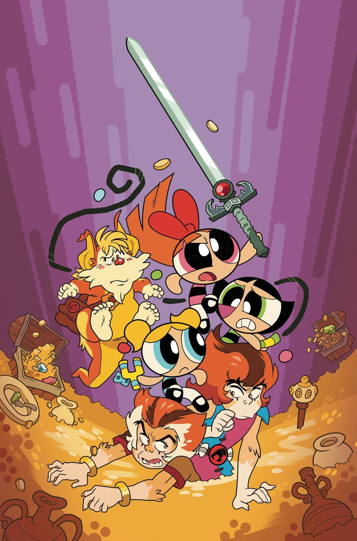 Dynamite Comic Books > Incentives THUNDERCATS POWERPUFF GIRLS #2 CVR I 1:20 INCV ENGLE VIRG 72513035569002091 MAY250063