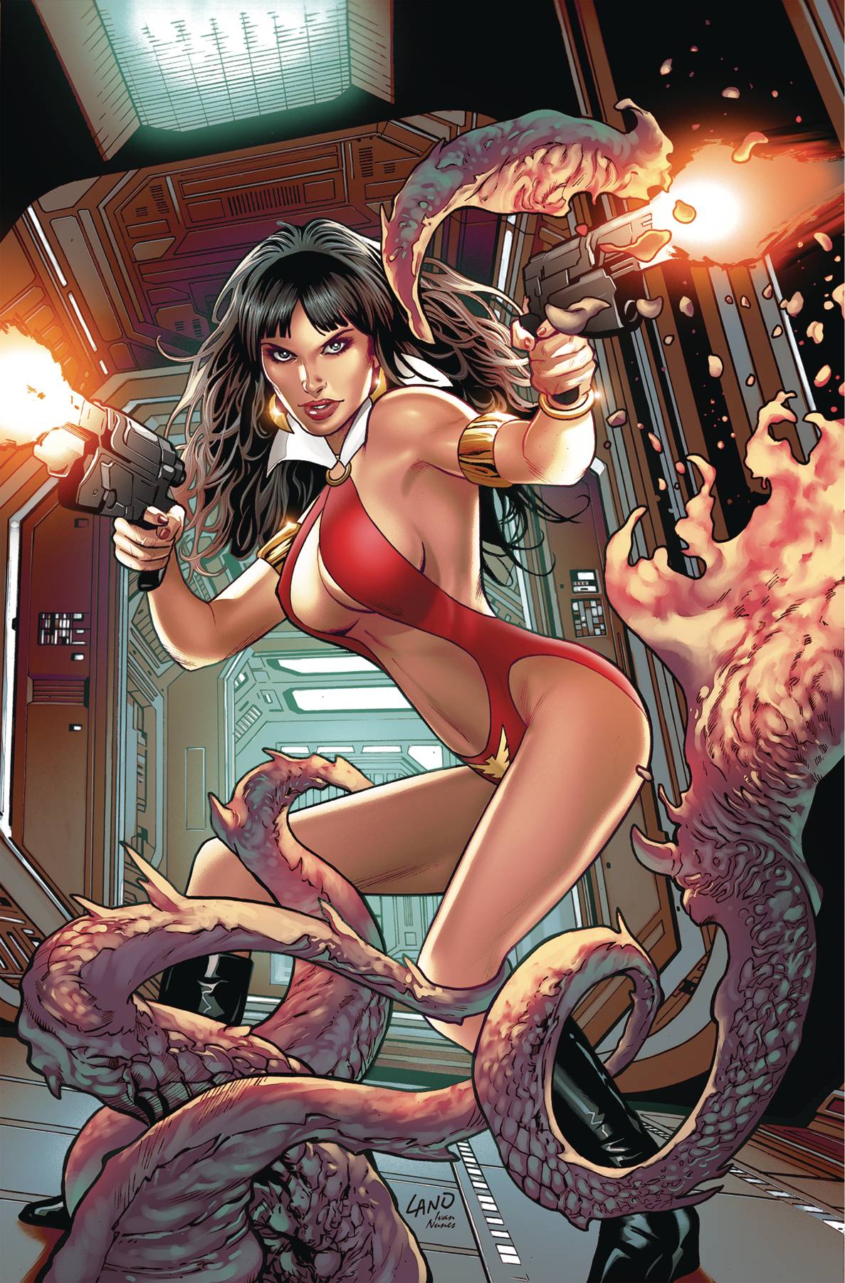 Dynamite Comic Books > Incentives VAMPIRELLA (2025) #4 CVR N 1:20 INCV LAND VIRGIN 72513035358004141 APR250225