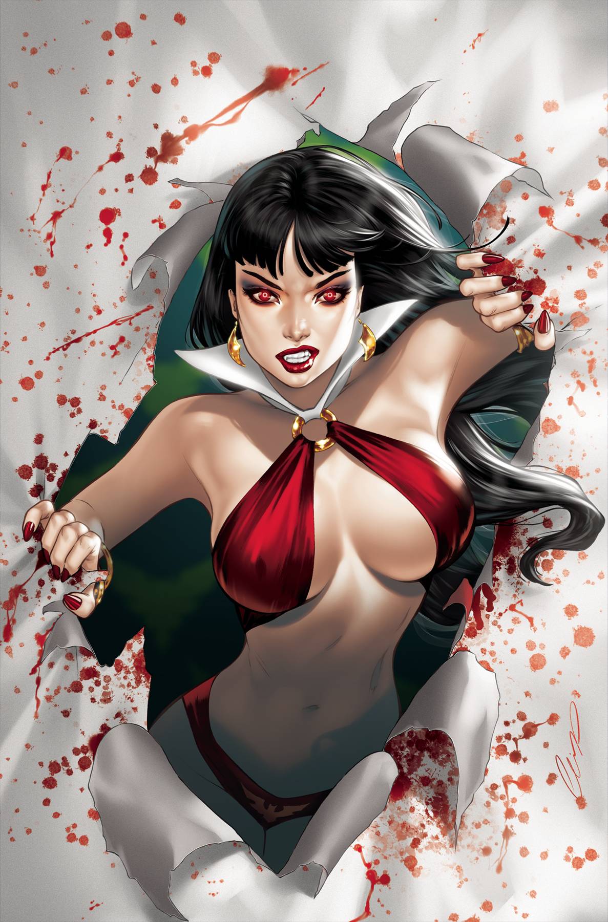 Dynamite Comic Books > Incentives VAMPIRELLA (2025) #5 CVR K 1:15 INCV CHATZOUDIS VIRGIN 72513035358005111 MAY250191