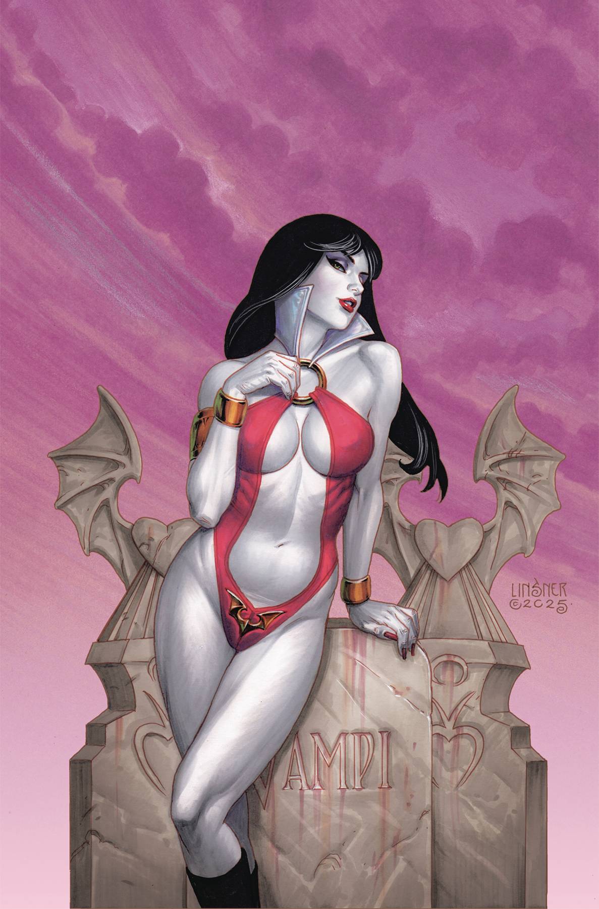 DYNAMITE Comic Books > Incentives VAMPIRELLA ARMAGEDDON #2 CVR M 1:15 COPY INCV LINSNER VIRGIN 72513035713702131