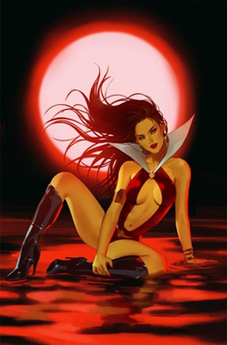 Dynamite Comic Books > Incentives VAMPIRELLA ARMAGEDDON #4 CVR H INC 1:15 LESLEY LEIRIX LI VIRGIN VAR 72513035713704081 0825DE0787