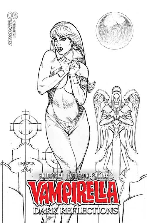 Dynamite Comic Books > Incentives VAMPIRELLA DARK REFLECTIONS #3 CVR I 1:10 INCV LINSNER LINE 72513034587503091 JUN240260