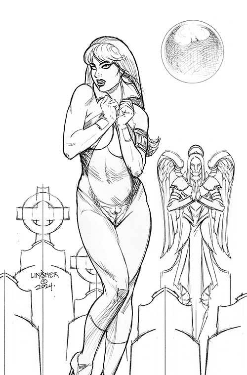 Dynamite Comic Books > Incentives VAMPIRELLA DARK REFLECTIONS #3 CVR K 1:20 INCV LINSNER LINE 72513034587503111 JUN240262