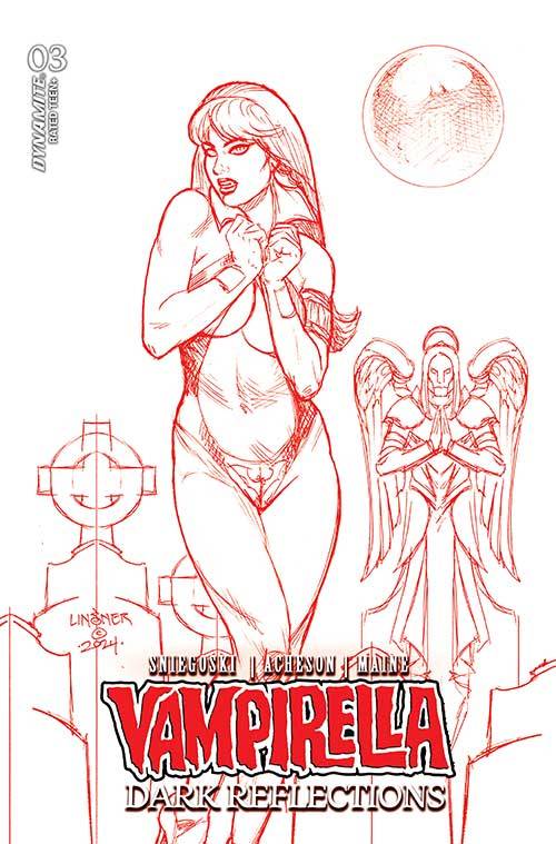 DYNAMITE Comic Books > Incentives VAMPIRELLA DARK REFLECTIONS #3 CVR R 1:11 FOC INCV LINSNE 72513034587503181