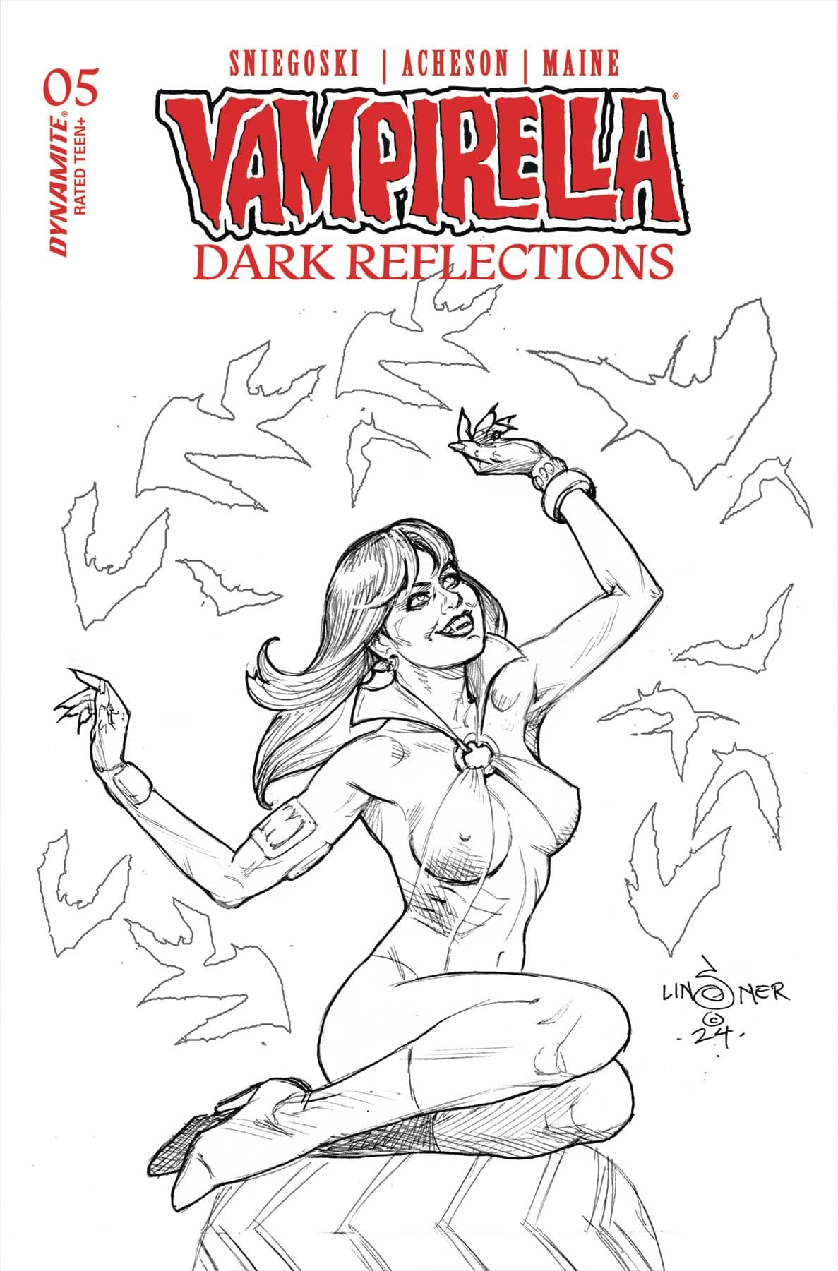 VAMPIRELLA DARK REFLECTIONS #5 CVR I 1:10 INCV LINSNER LI