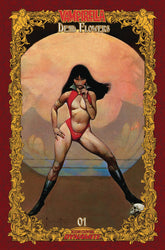 Dynamite Comic Books > Incentives VAMPIRELLA DEAD FLOWERS #1 (OF 4) CVR H 1:10 INCV VAR FRAZETT 72513033375901081 AUG230178