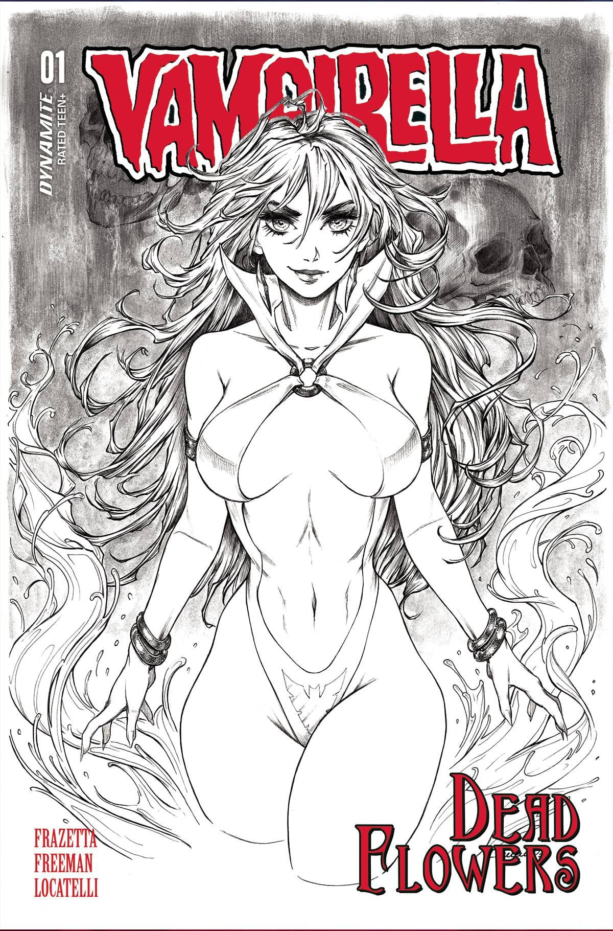 VAMPIRELLA DEAD FLOWERS #1 (OF 4) CVR I 1:10 INCV VAR TURNER