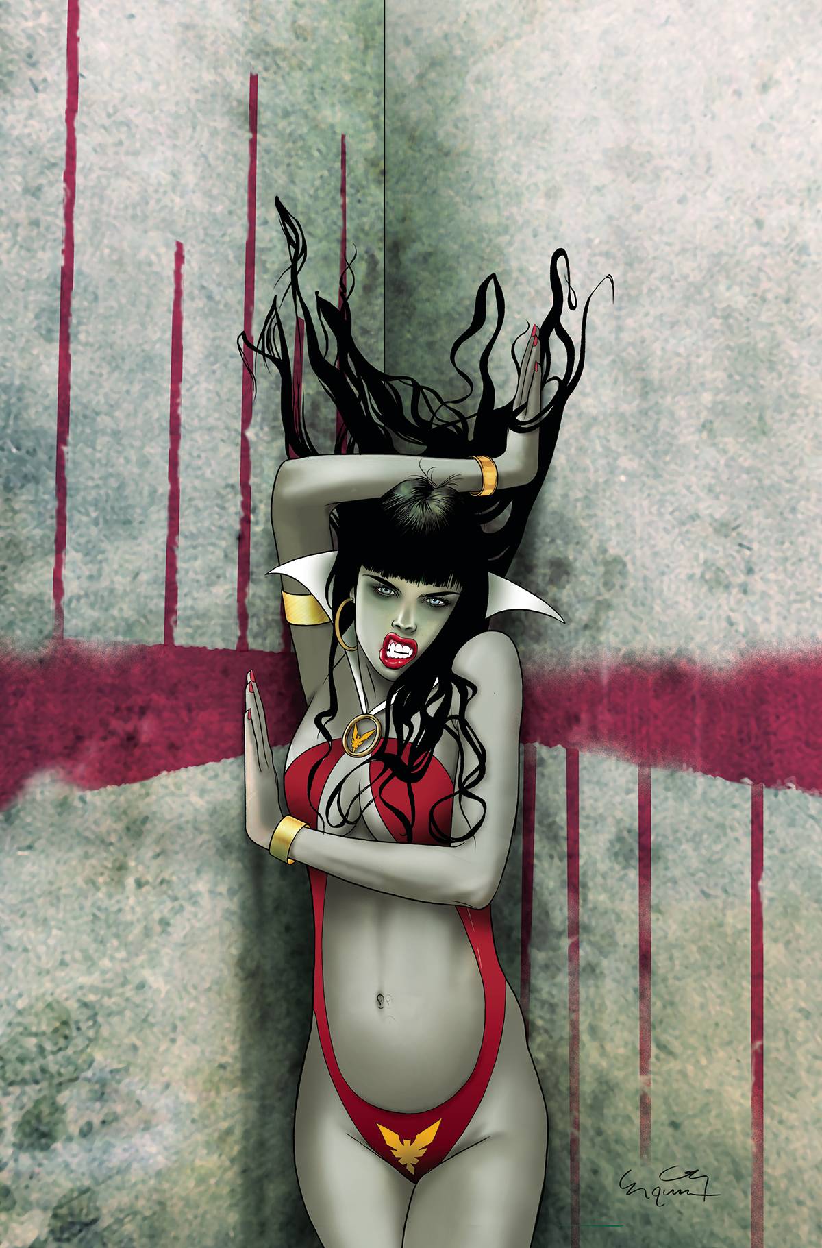 Dynamite Comic Books > Incentives VAMPIRELLA DEAD FLOWERS #1 (OF 4) CVR J 1:10 INCV VAR GUNDUZ 72513033375901101 AUG230180