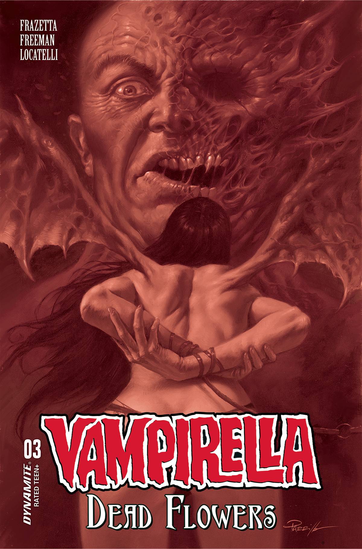 Dynamite Comic Books > Incentives VAMPIRELLA DEAD FLOWERS #3 CVR K 1:20 INCV PARRILLO TINT 72513033375903111 OCT230352