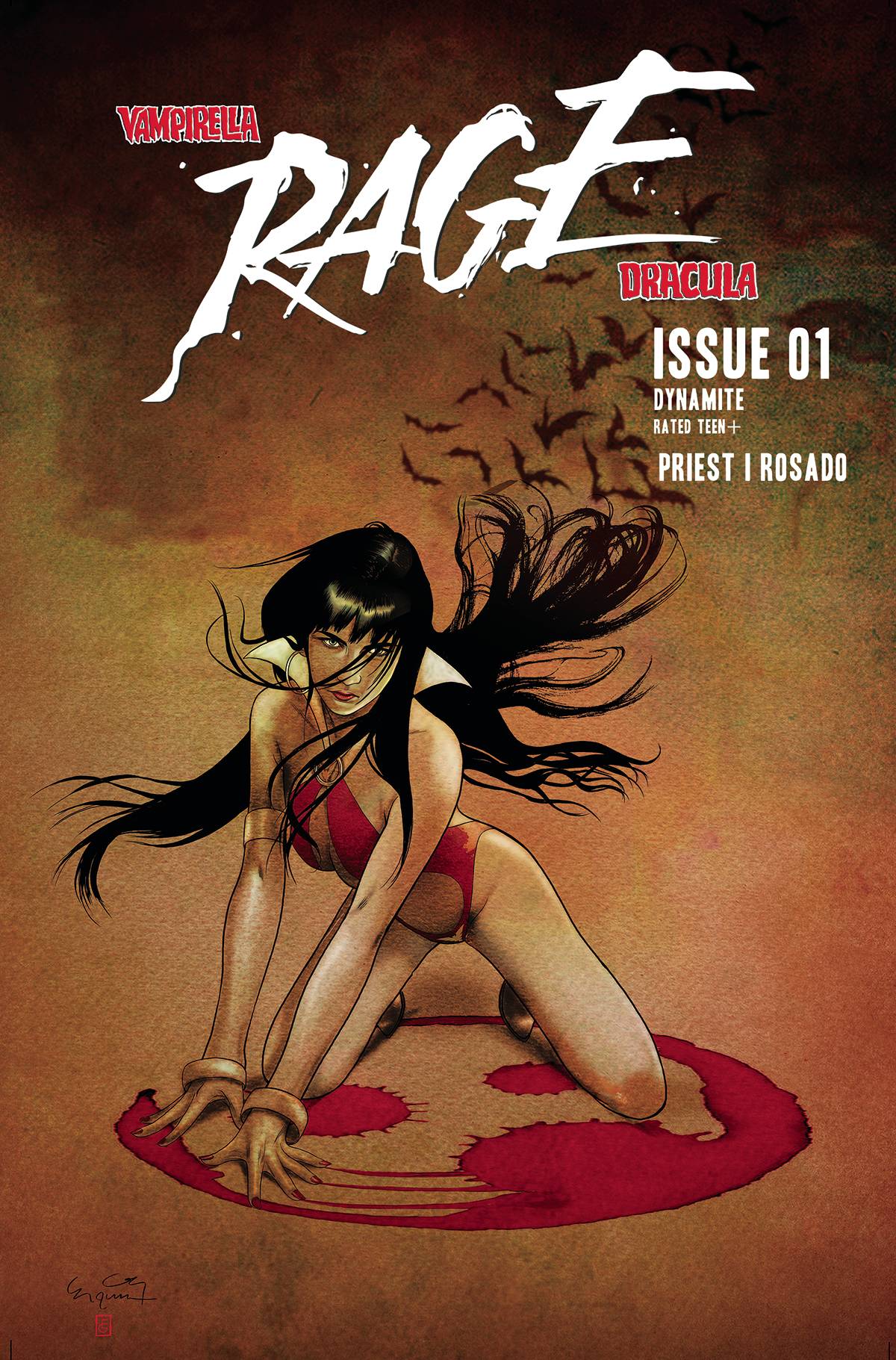 VAMPIRELLA DRACULA RAGE #1 CVR G 1:10 INCV VAR GUNDUZ ORIGINA