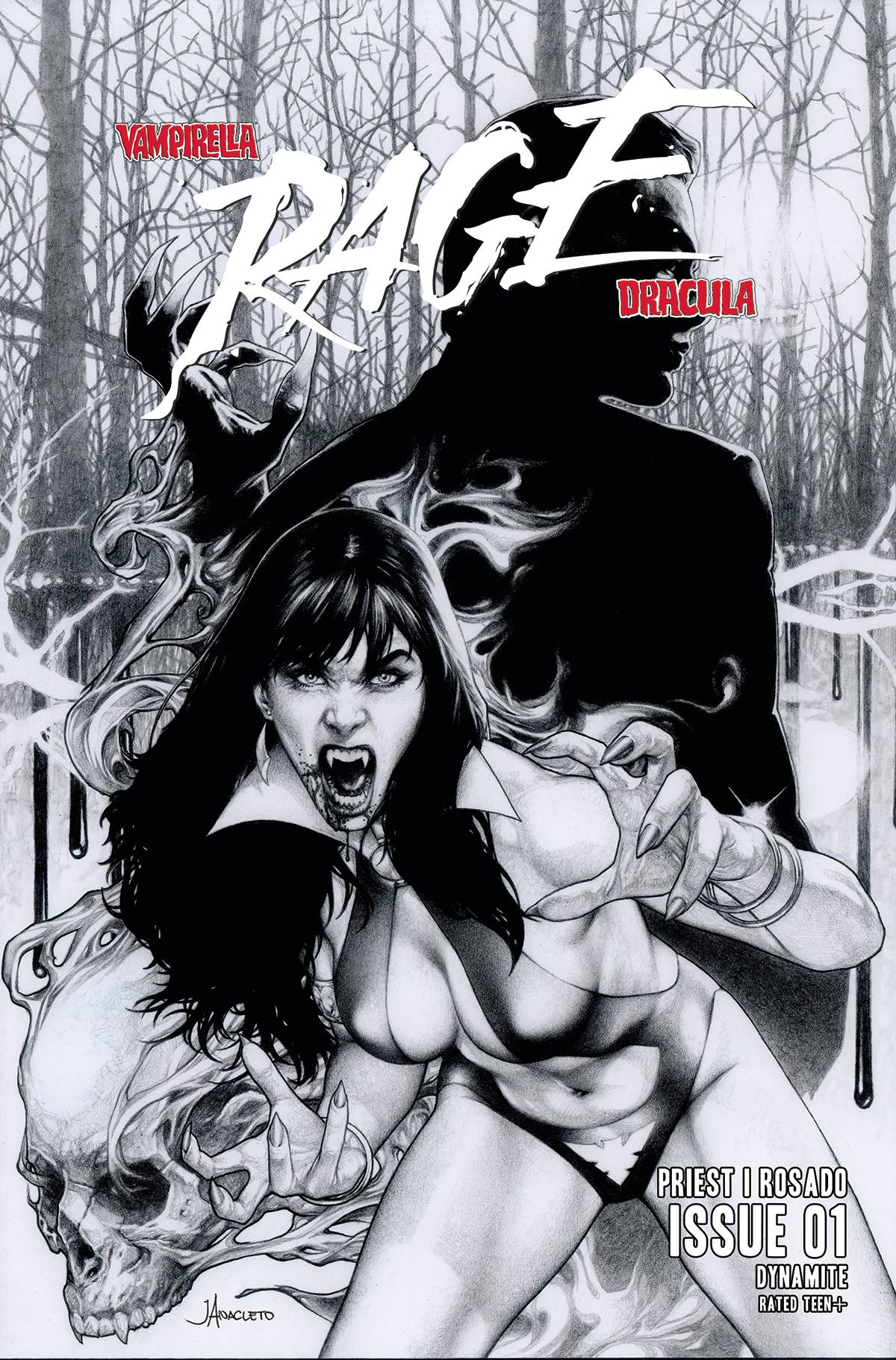 VAMPIRELLA DRACULA RAGE #1 CVR H 1:10 INCV VAR ANACLETO LINE