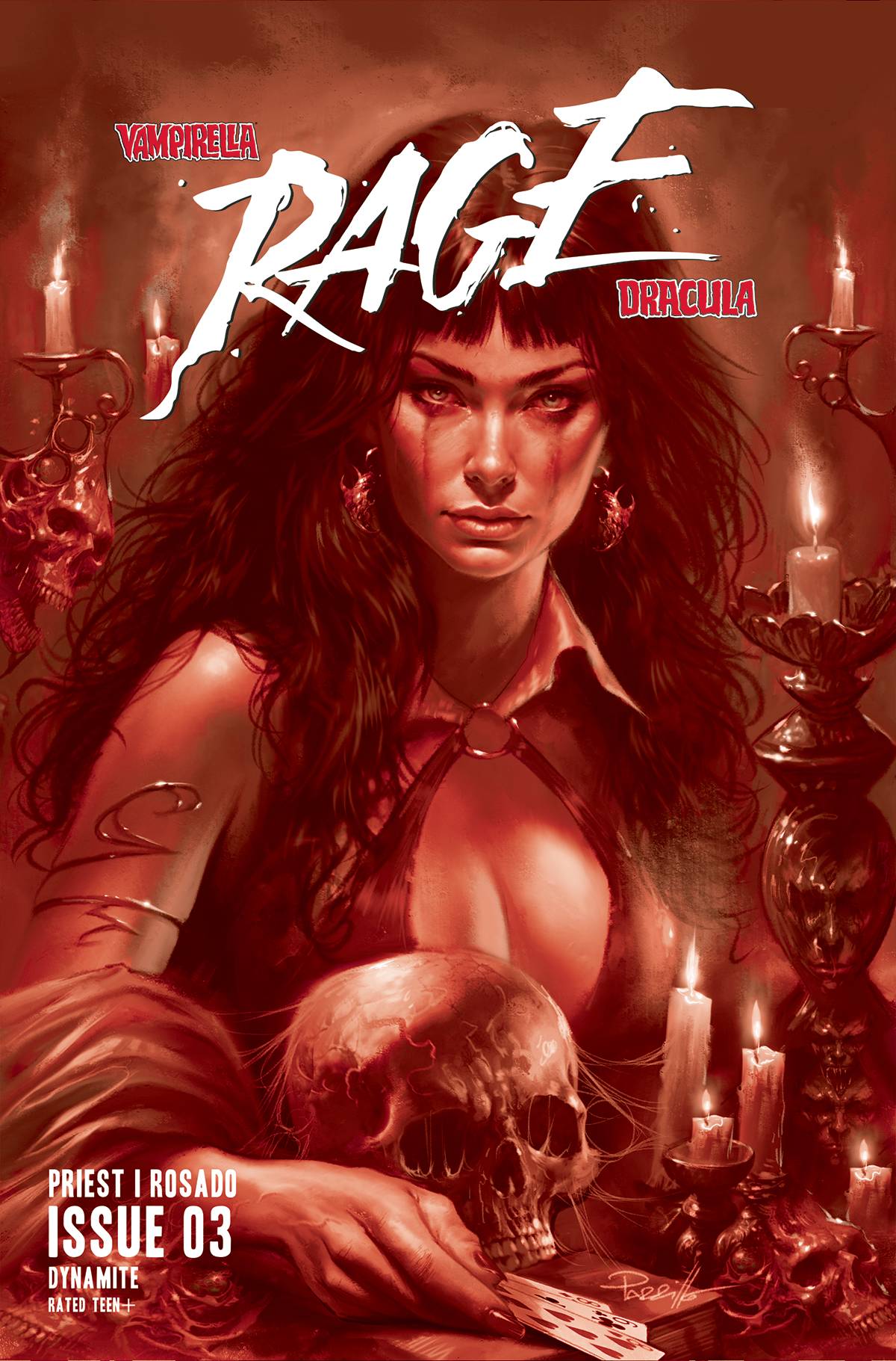 VAMPIRELLA DRACULA RAGE #3 CVR F 1:10 INCV VAR PARRILLO TINT