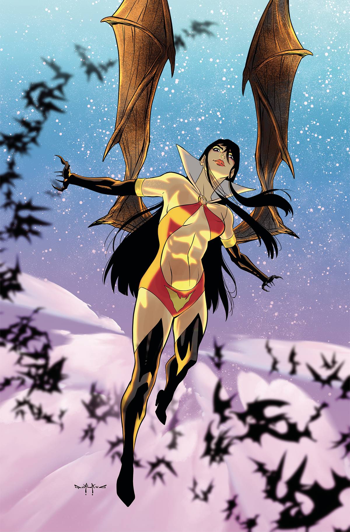 VAMPIRELLA VS SUPERPOWERS #1 CVR Y 1:10 COPY FOC INCV QUALANO