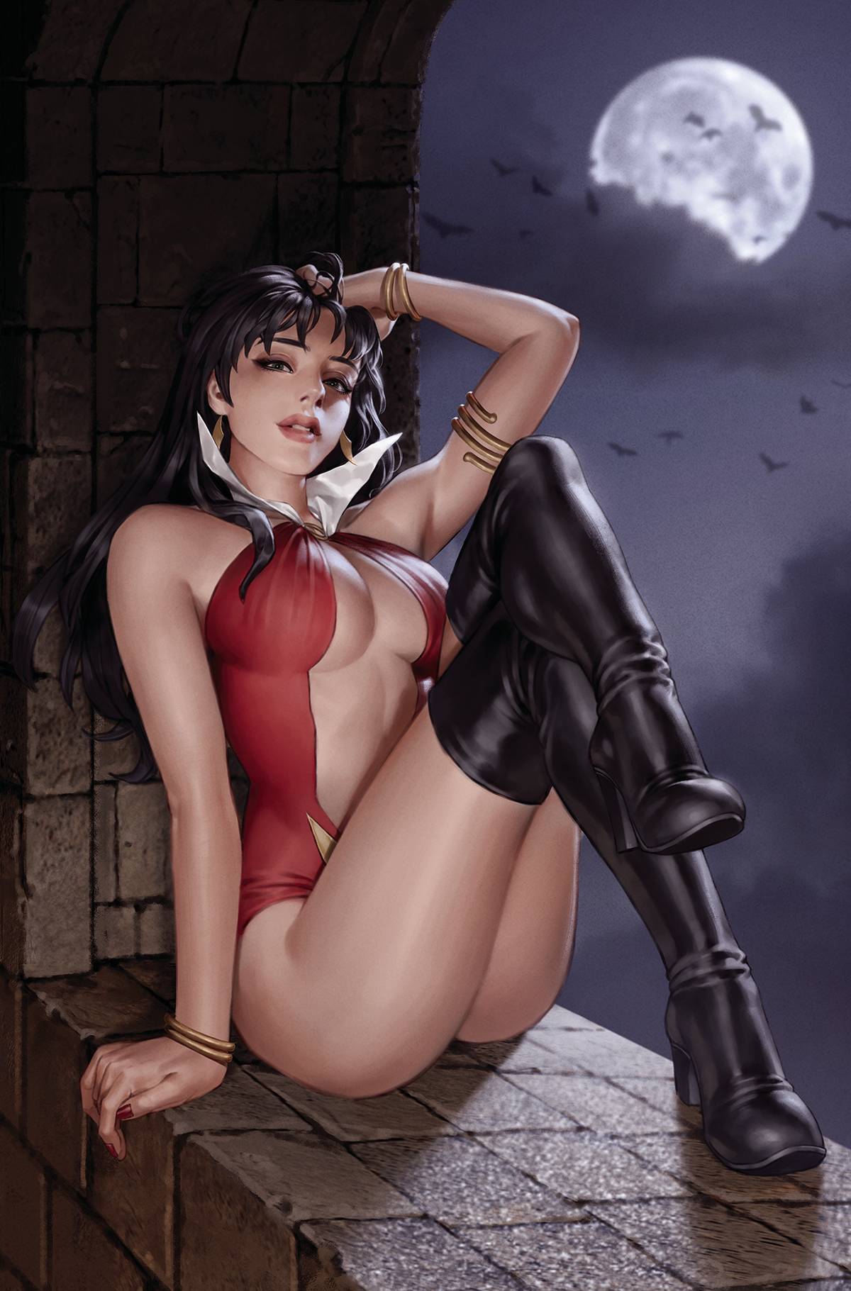 Dynamite Comic Books > Incentives VAMPIRELLA VS SUPERPOWERS #2 CVR M 1:25 INCV VAR YOON VIRGIN 72513033021502131 APR230535