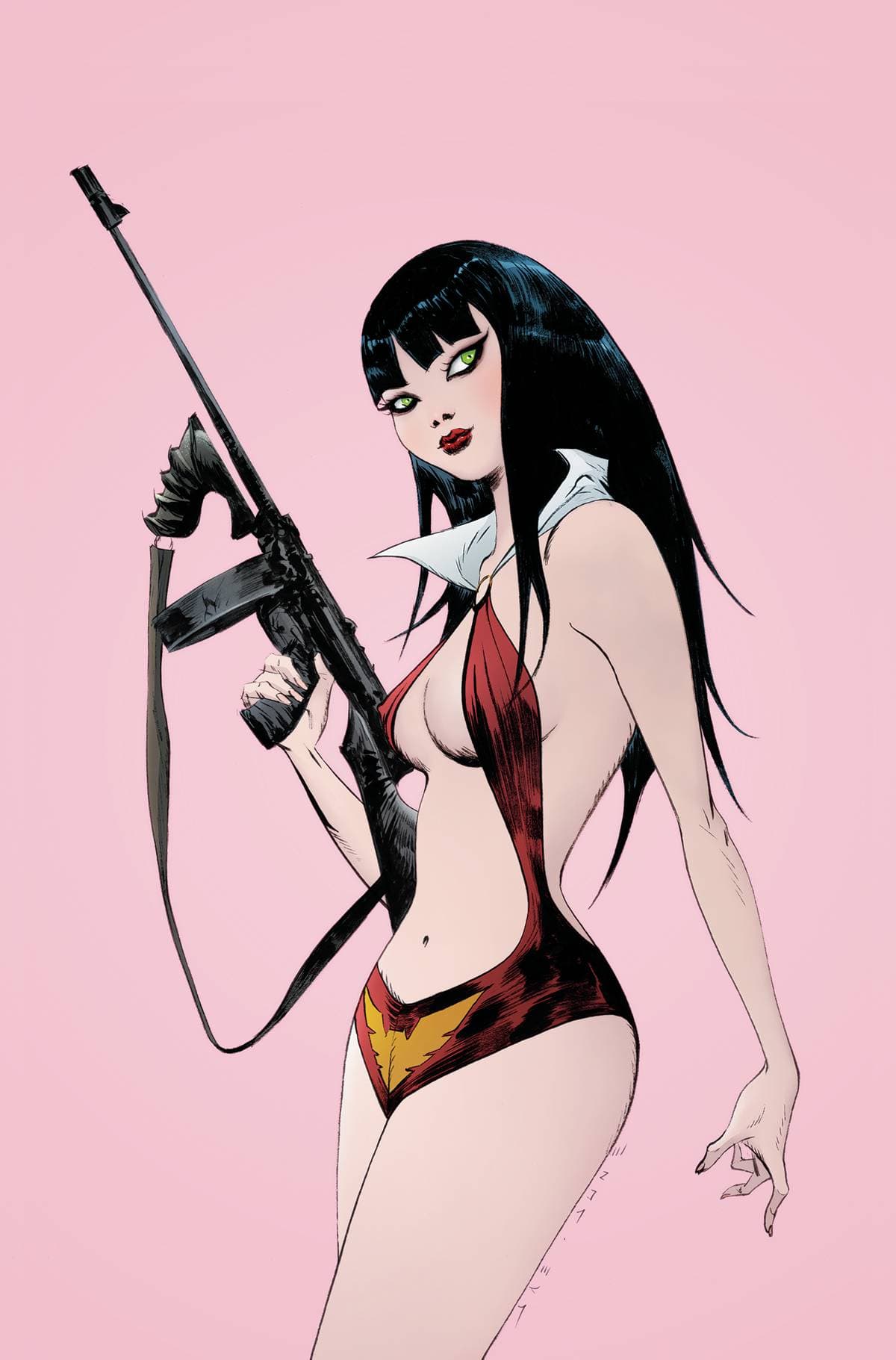 VAMPIRELLA VS SUPERPOWERS #4 CVR M 1:25 INCV VAR LEE VIRGIN