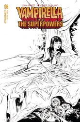 Dynamite Comic Books > Incentives VAMPIRELLA VS SUPERPOWERS #6 CVR G 1:10 INCV VAR LEE LINE ART 72513033021506071 AUG230383