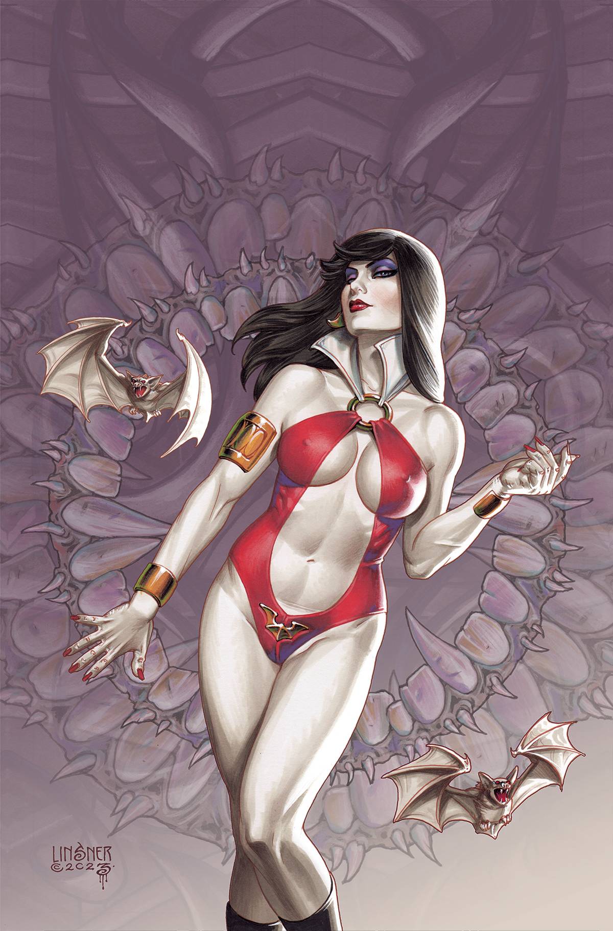 VAMPIRELLA VS SUPERPOWERS #6 CVR I 1:10 INCV VAR LINSNER VIRG