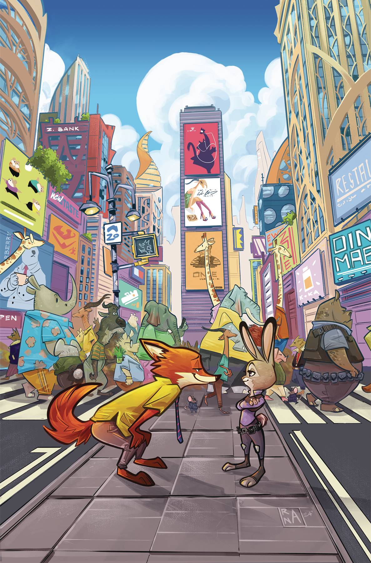 Dynamite Comic Books > Incentives ZOOTOPIA #1 CVR N 1:15 INCV RANALDI FOIL VIRGIN 72513035159301141 NOV240165