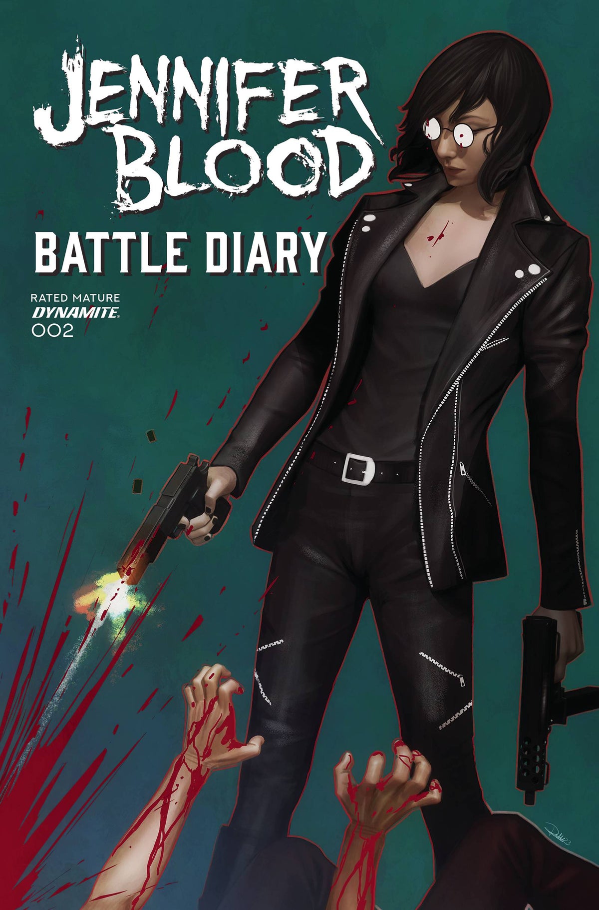 Dynamite Comic Books JENNIFER BLOOD BATTLE DIARY #2 CVR C PUEBLA (MR) 72513033810502031 NOV230180