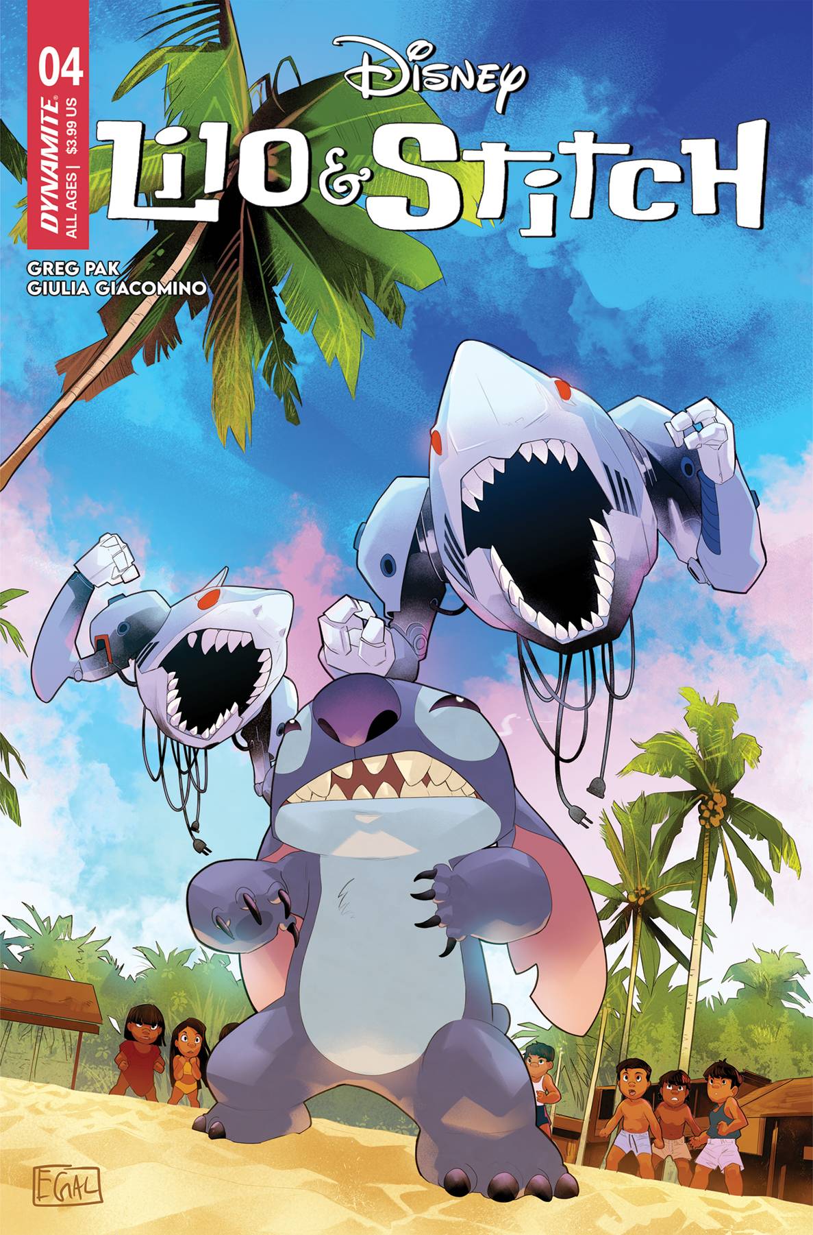 DYNAMITE Comic Books LILO & STITCH #4 CVR C GALMON 72513033922504031 FEB240243