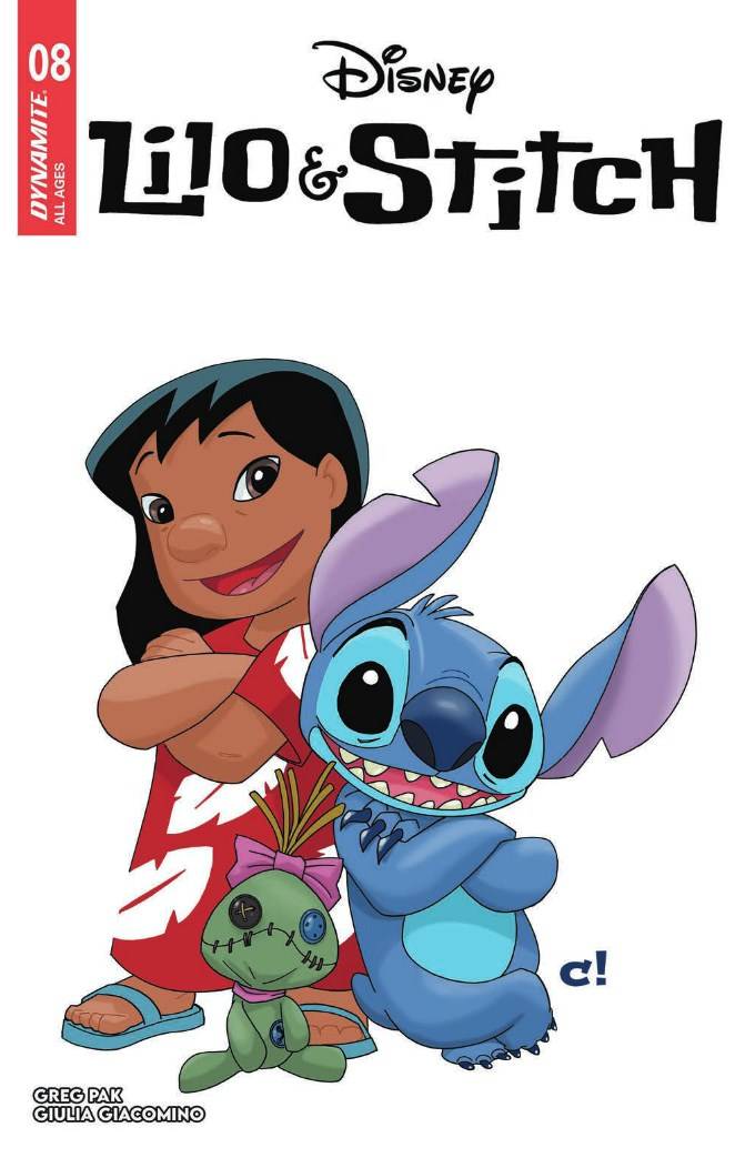 DYNAMITE Comic Books LILO & STITCH #8 CVR D ROUSSEAU COLOR BLEED 72513033922508041 SEP240241