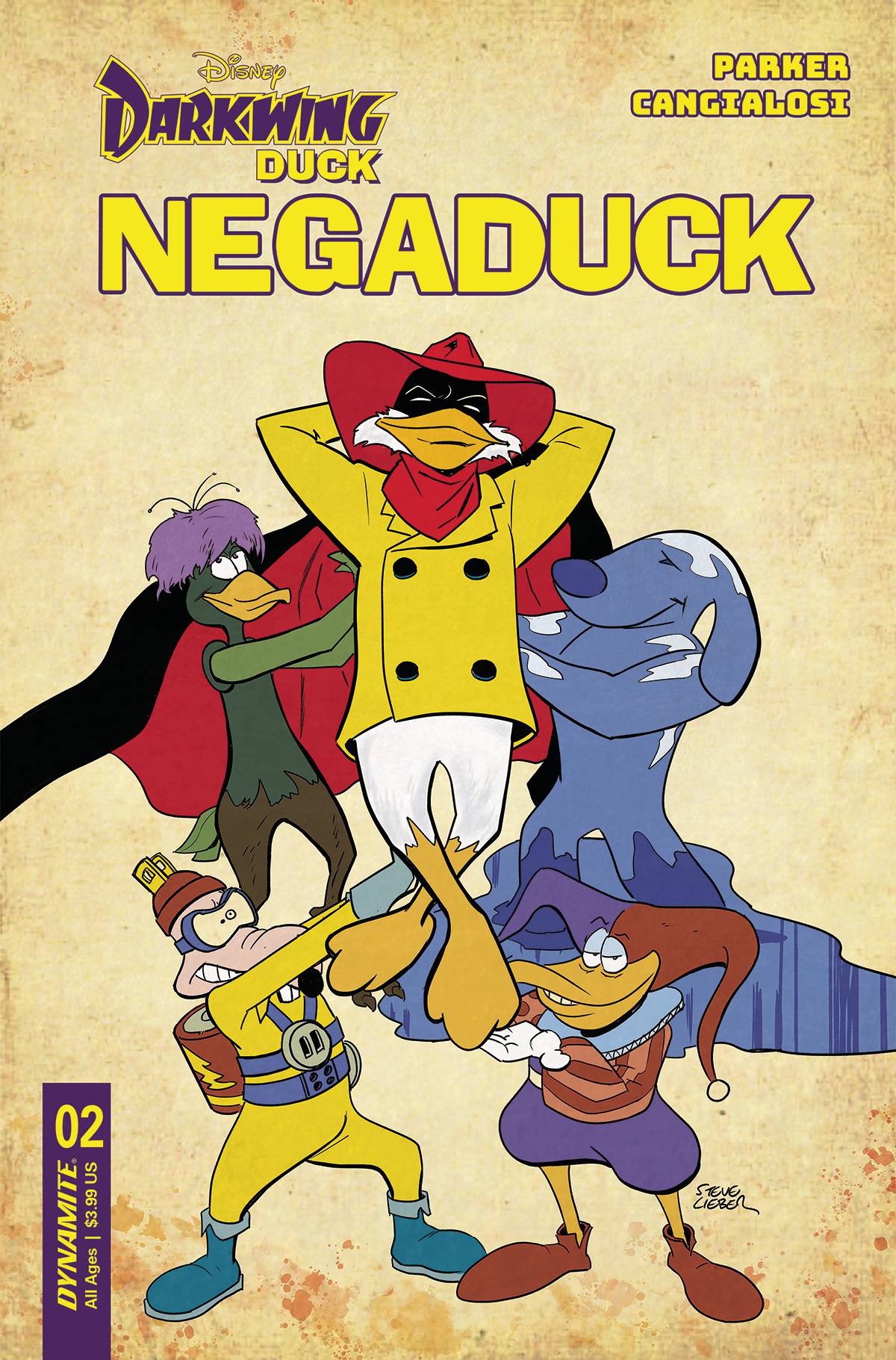 Dynamite Comic Books NEGADUCK #2 CVR B LIEBER 72513033377302021 AUG230270