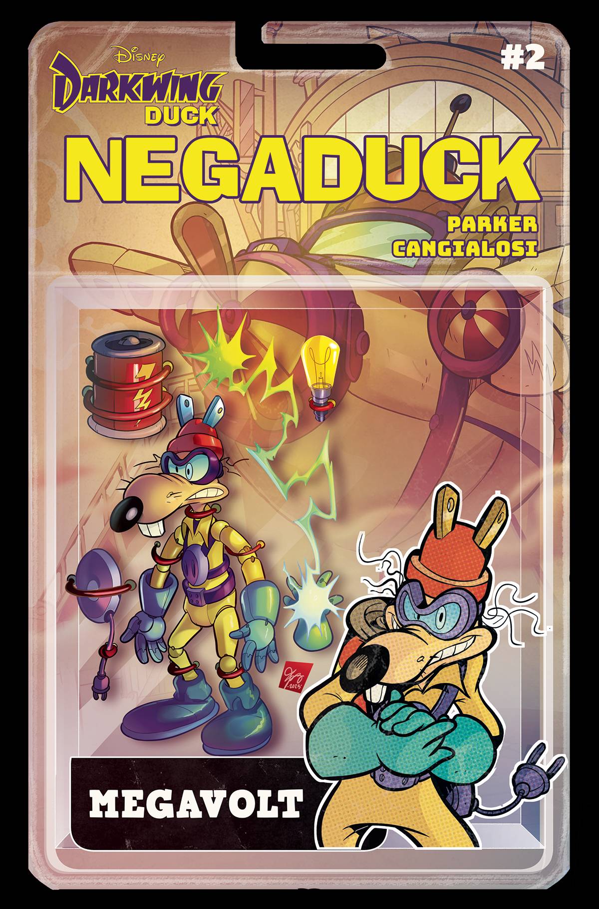 Dynamite Comic Books NEGADUCK #2 CVR E ACTION FIGURE 72513033377302051 AUG230273