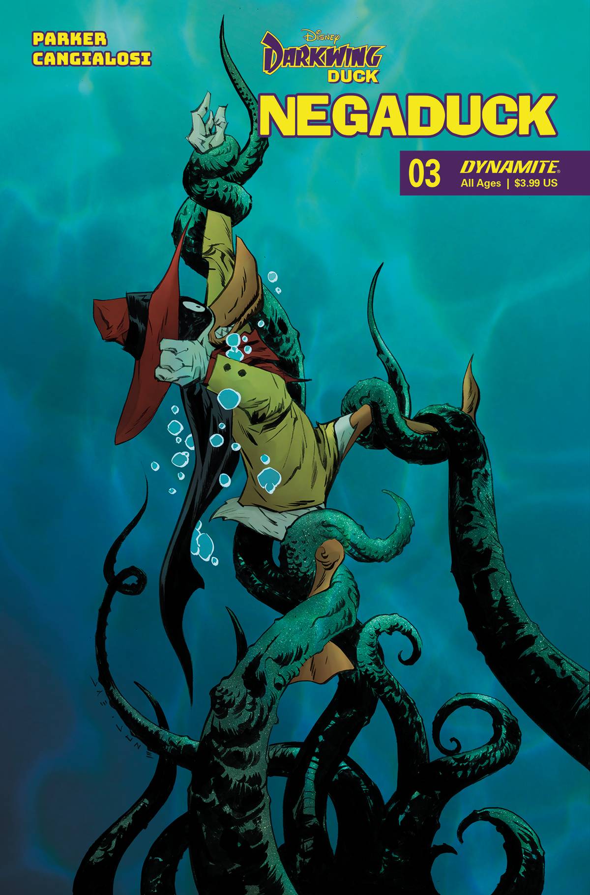 Dynamite Comic Books NEGADUCK #3 CVR A LEE 72513033377303011 SEP230224