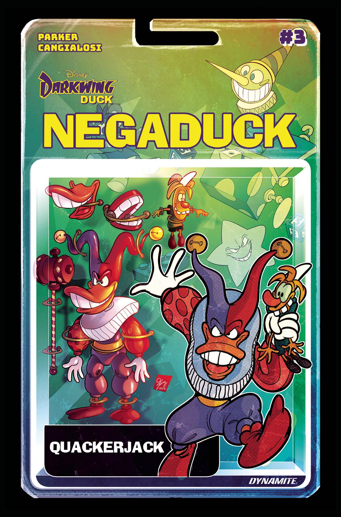 Dynamite Comic Books NEGADUCK #3 CVR E ACTION FIGURE 72513033377303051 SEP230228