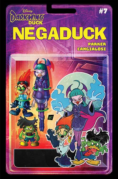 DYNAMITE Comic Books NEGADUCK #7 CVR E ACTION FIGURE (C: 1-0-0) 72513033377307051 JAN240165