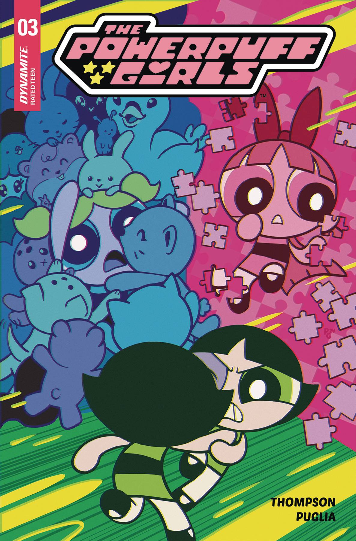 Dynamite Comic Books POWERPUFF GIRLS #3 CVR B GANUCHEAU 72513034661203021 JUL240240