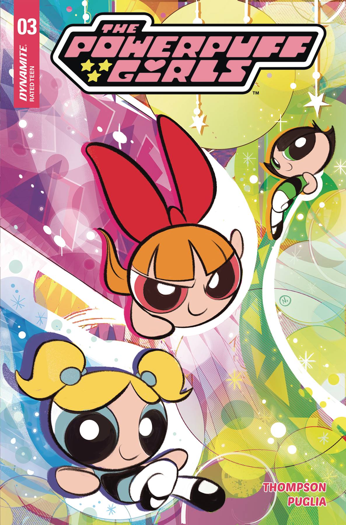 Dynamite Comic Books POWERPUFF GIRLS #3 CVR D BALDARI 72513034851701051 JUL240179