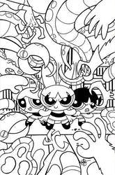 DYNAMITE Comic Books POWERPUFF GIRLS #3 CVR M 1:10 INCV HAESER LINE ART VIRGIN