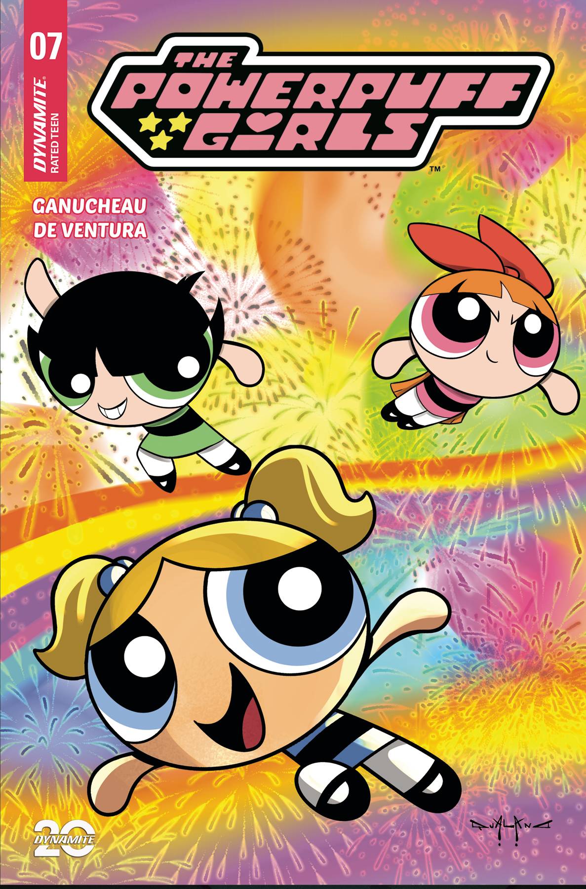 Dynamite Comic Books POWERPUFF GIRLS #7 CVR D QUALANO 72513034661207041 NOV240241