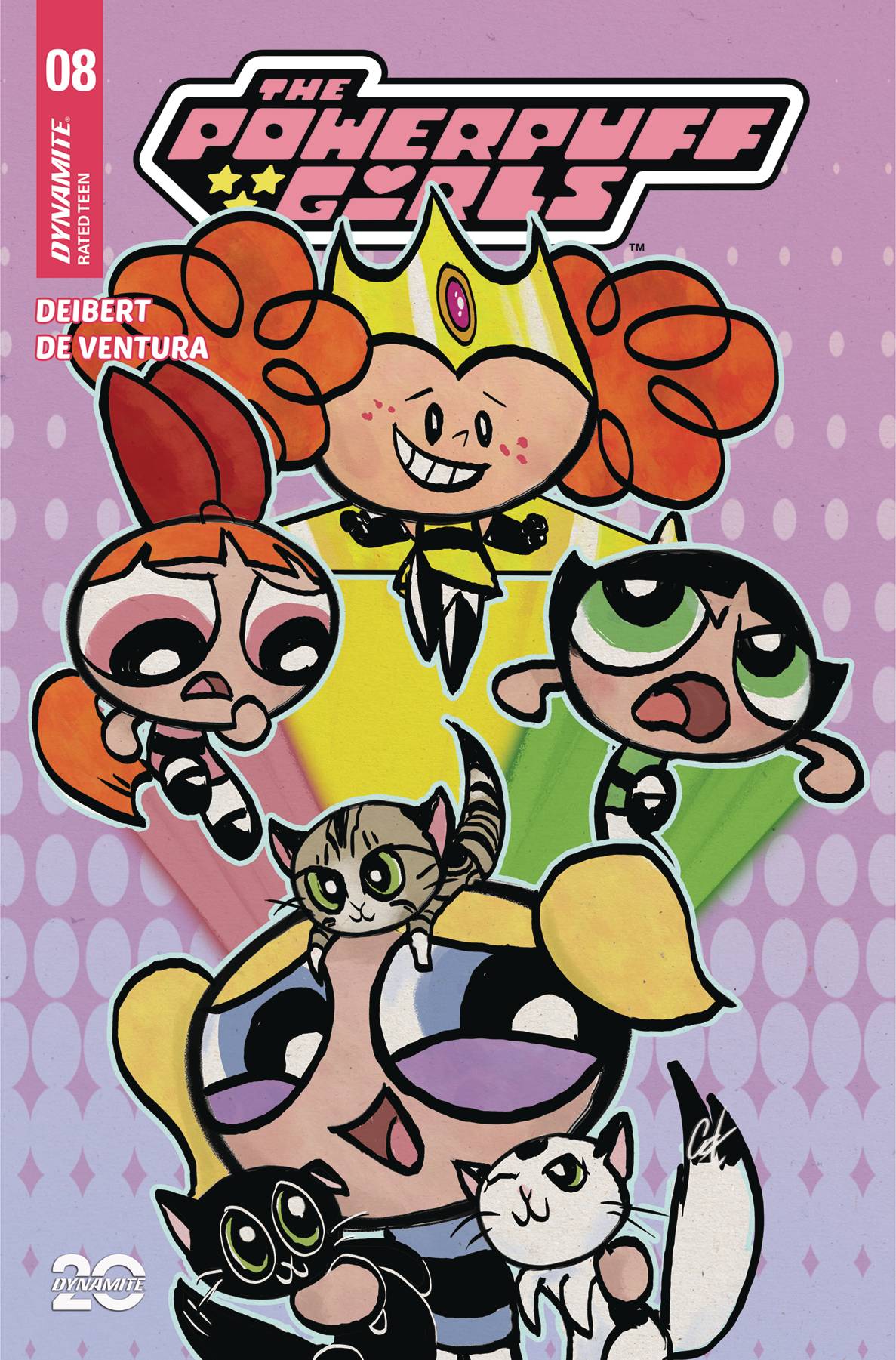 Dynamite Comic Books POWERPUFF GIRLS #8 CVR C STAGGS 72513034661208031 DEC240275