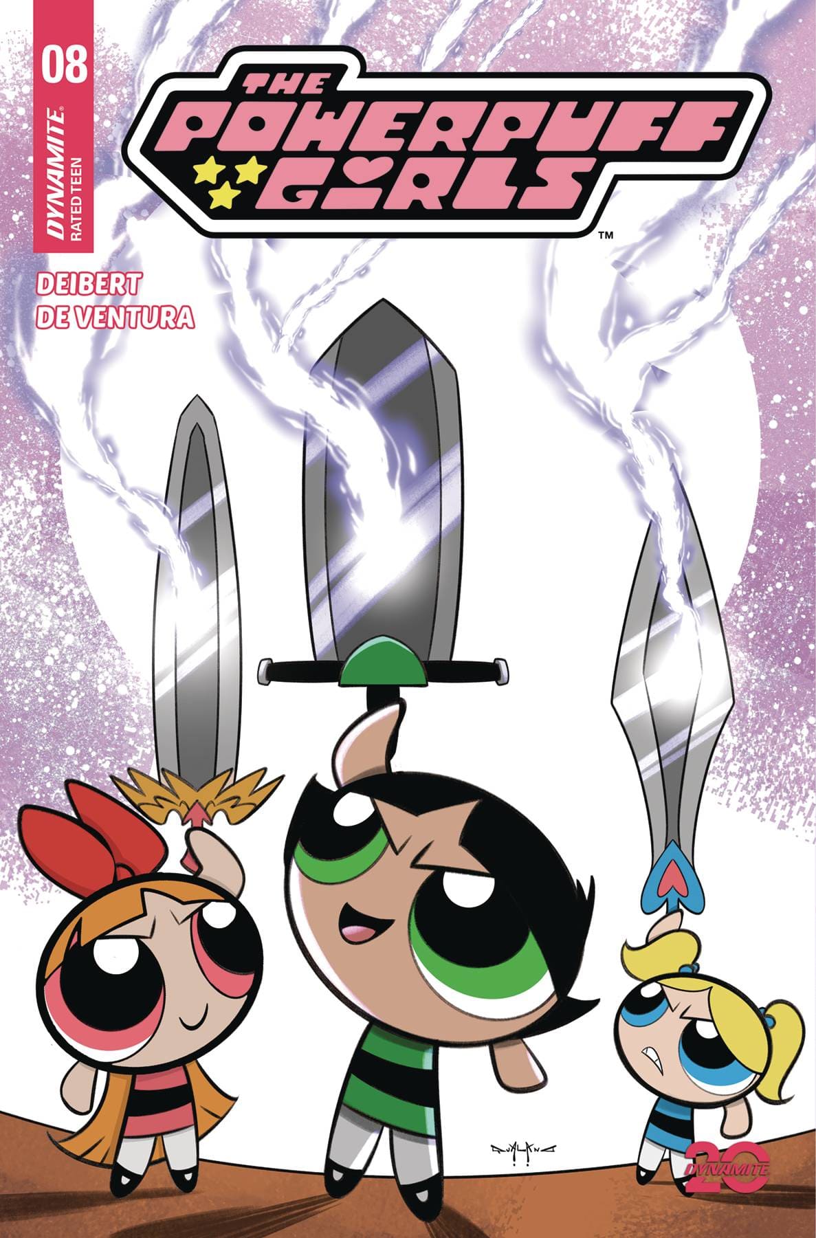 Dynamite Comic Books POWERPUFF GIRLS #8 CVR D QUALANO 72513034661208041 DEC240276