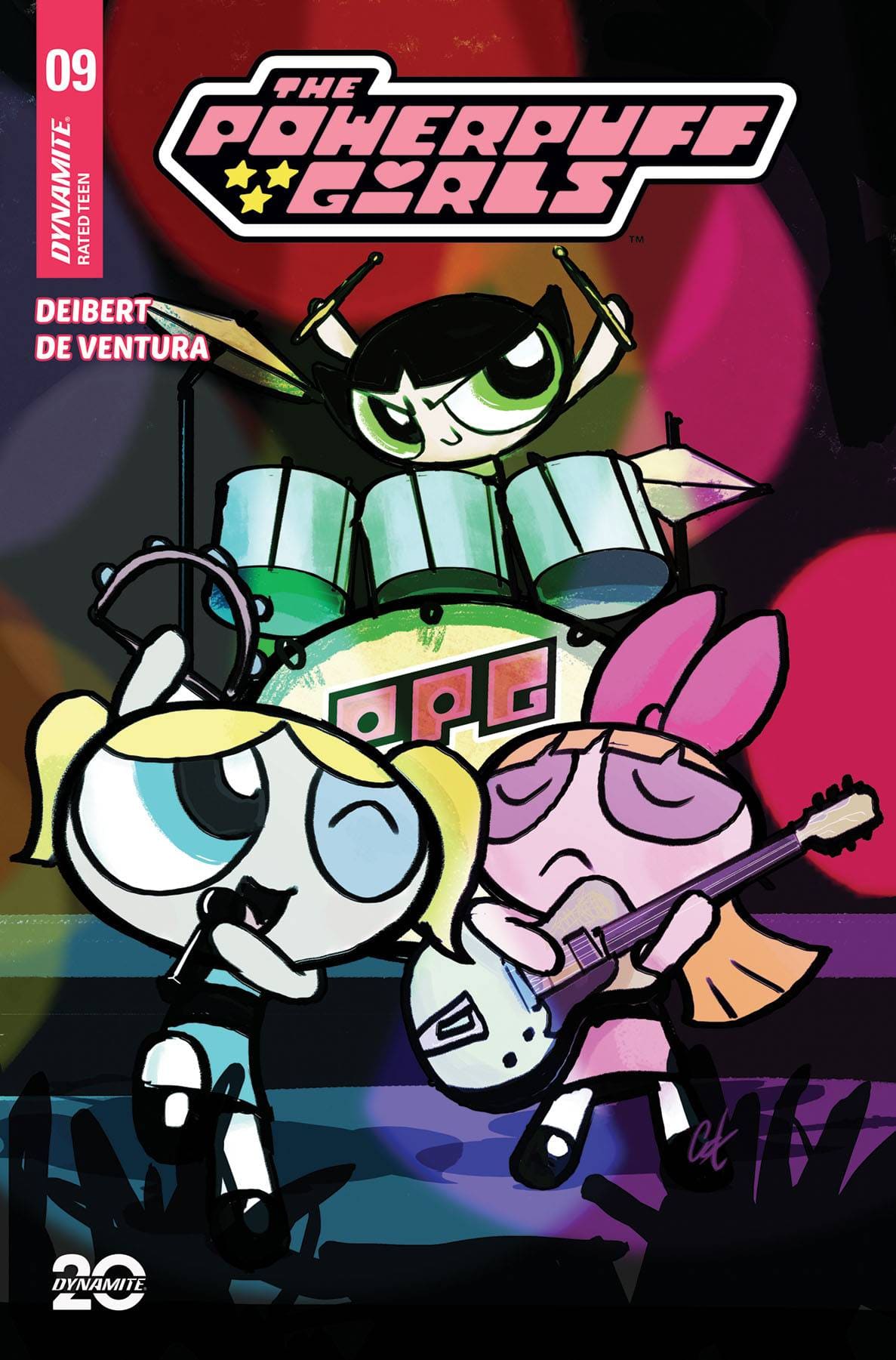 Dynamite Comic Books POWERPUFF GIRLS #9 CVR C STAGGS 72513034661209031 JAN250281