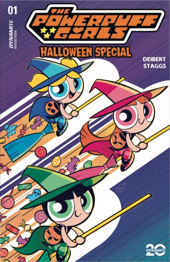 Dynamite Comic Books POWERPUFF GIRLS HALLOWEEN SP ONE SHOT CVR C DE VENTURA 72513034938501031 AUG240218