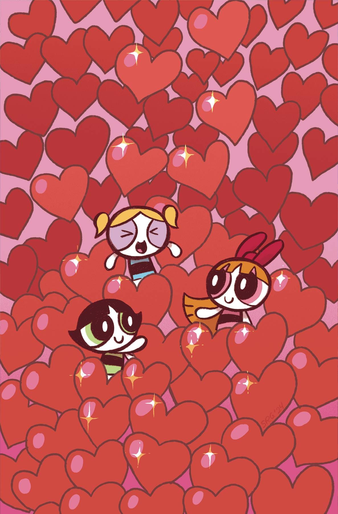 DYNAMITE Comic Books POWERPUFF GIRLS VALENTINES KISSY FACE SP #1 CVR D 1:10 IN 72513035275001041 STL355196