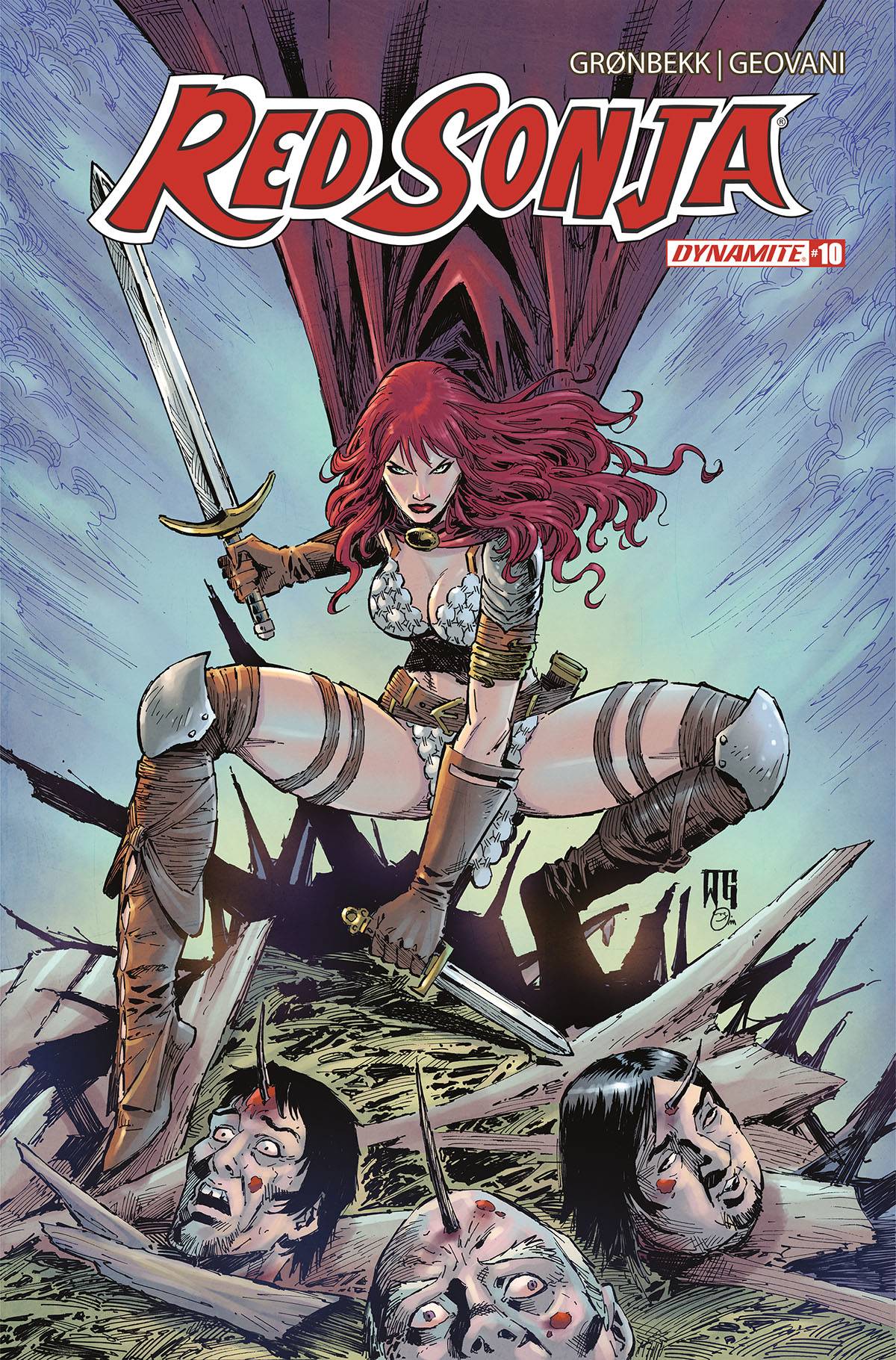 DYNAMITE Comic Books RED SONJA 2023 #10 CVR D GEOVANI 72513033135910041 FEB240316