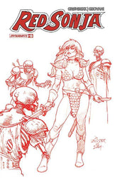 DYNAMITE Comic Books RED SONJA 2023 #13 CVR Q FOC 1:10 LINSNER FIERY RED LINE 72513033135913171 STL341112